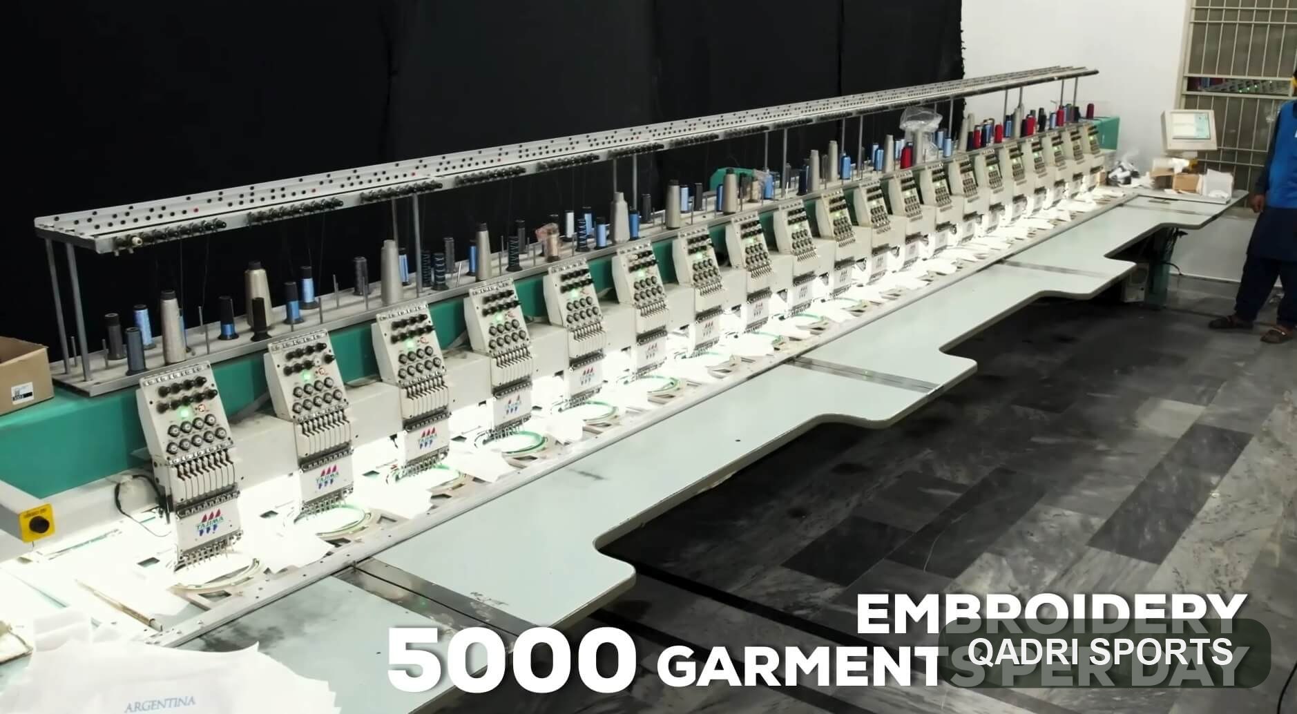 Embroidery Unit — Qadri Sports factory