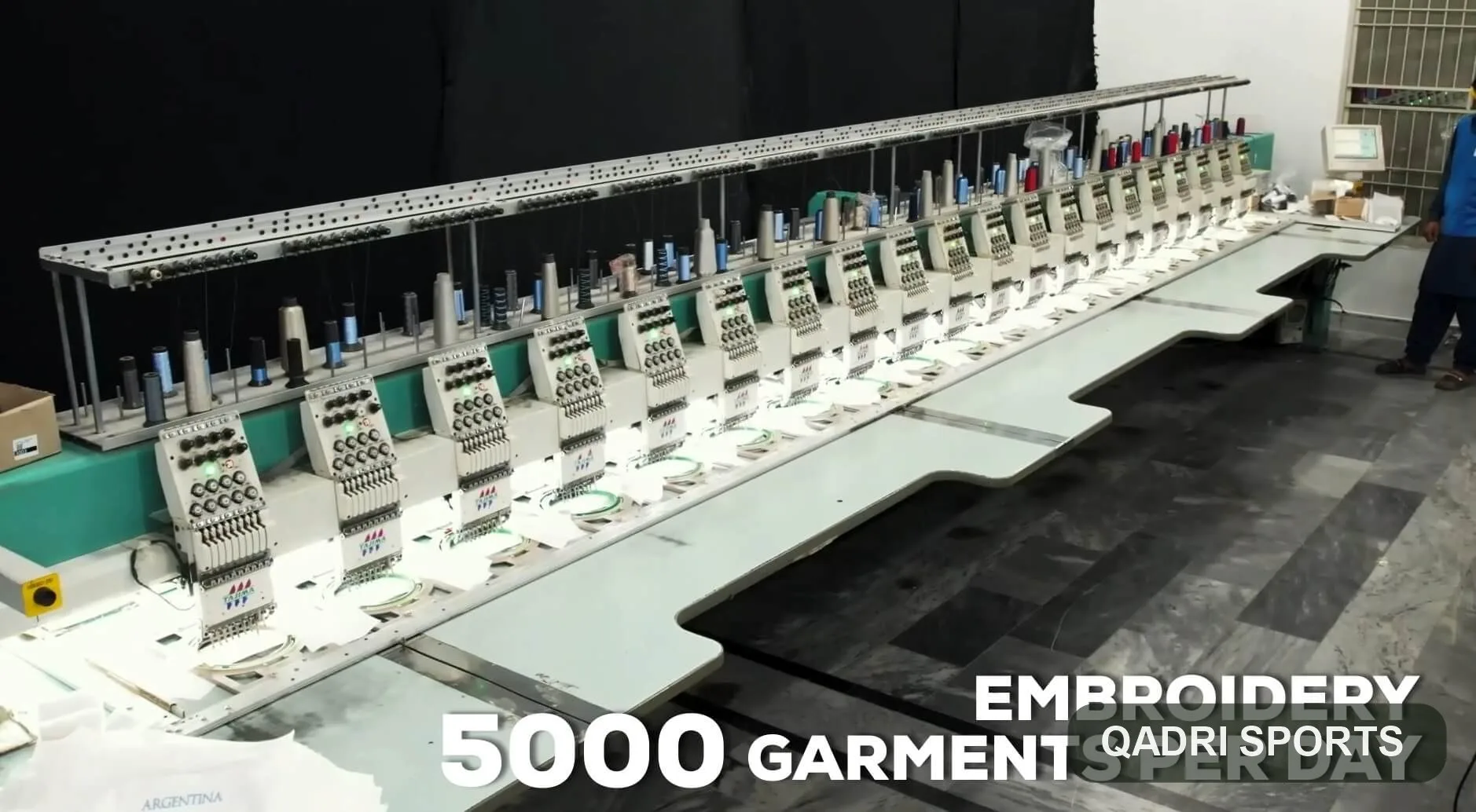 Embroidery Unit — Qadri Sports factory