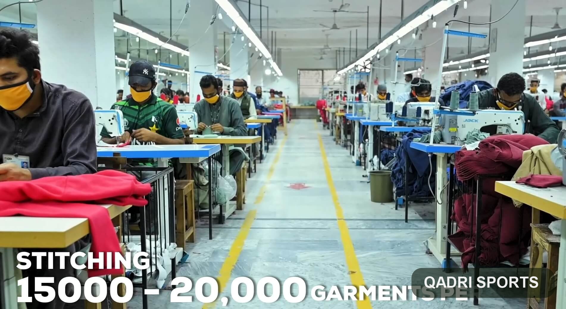 Stitching Lines — Qadri Sports factory