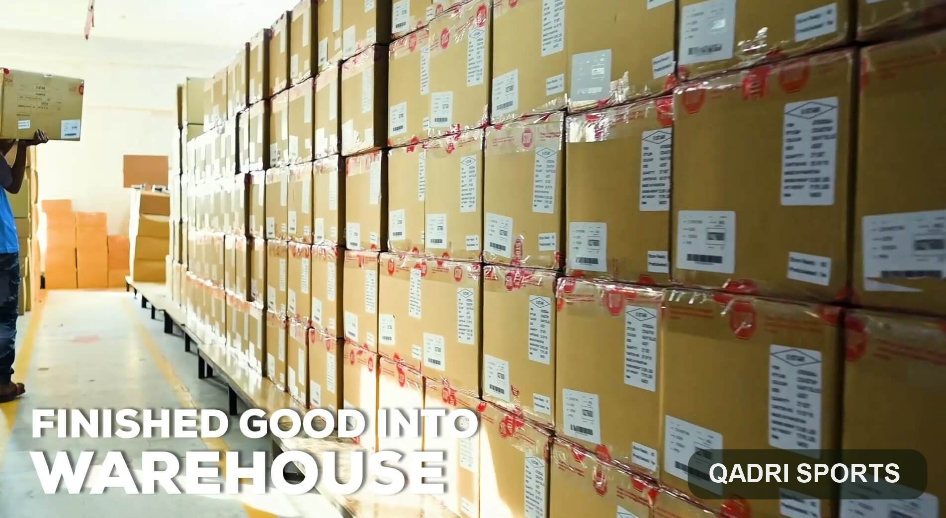 Finished Goods Warehouse — Qadri Sports factory